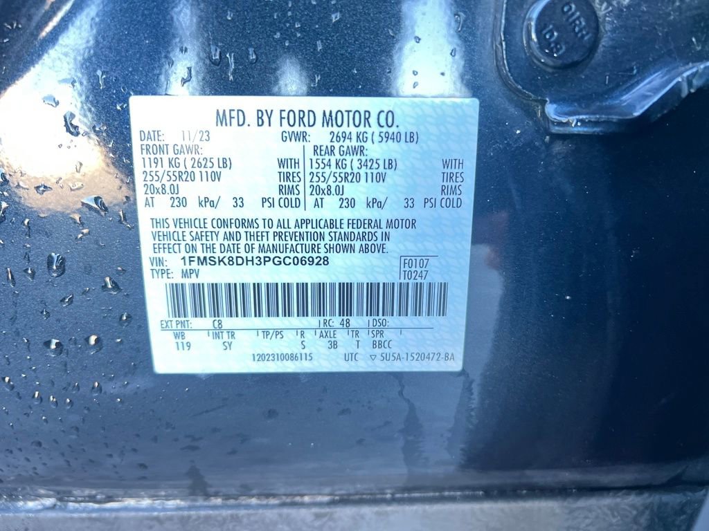 Certified 2023 Ford Explorer XLT w/ Equipment Group 202A image 32