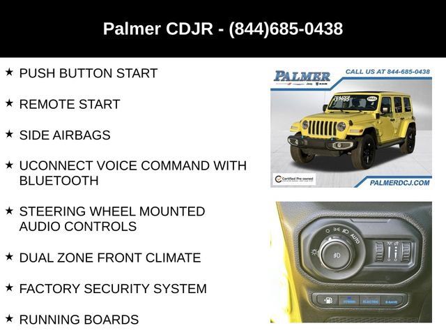 Certified 2022 Jeep Wrangler Unlimited Sahara w/ Cold Weather Group image 18