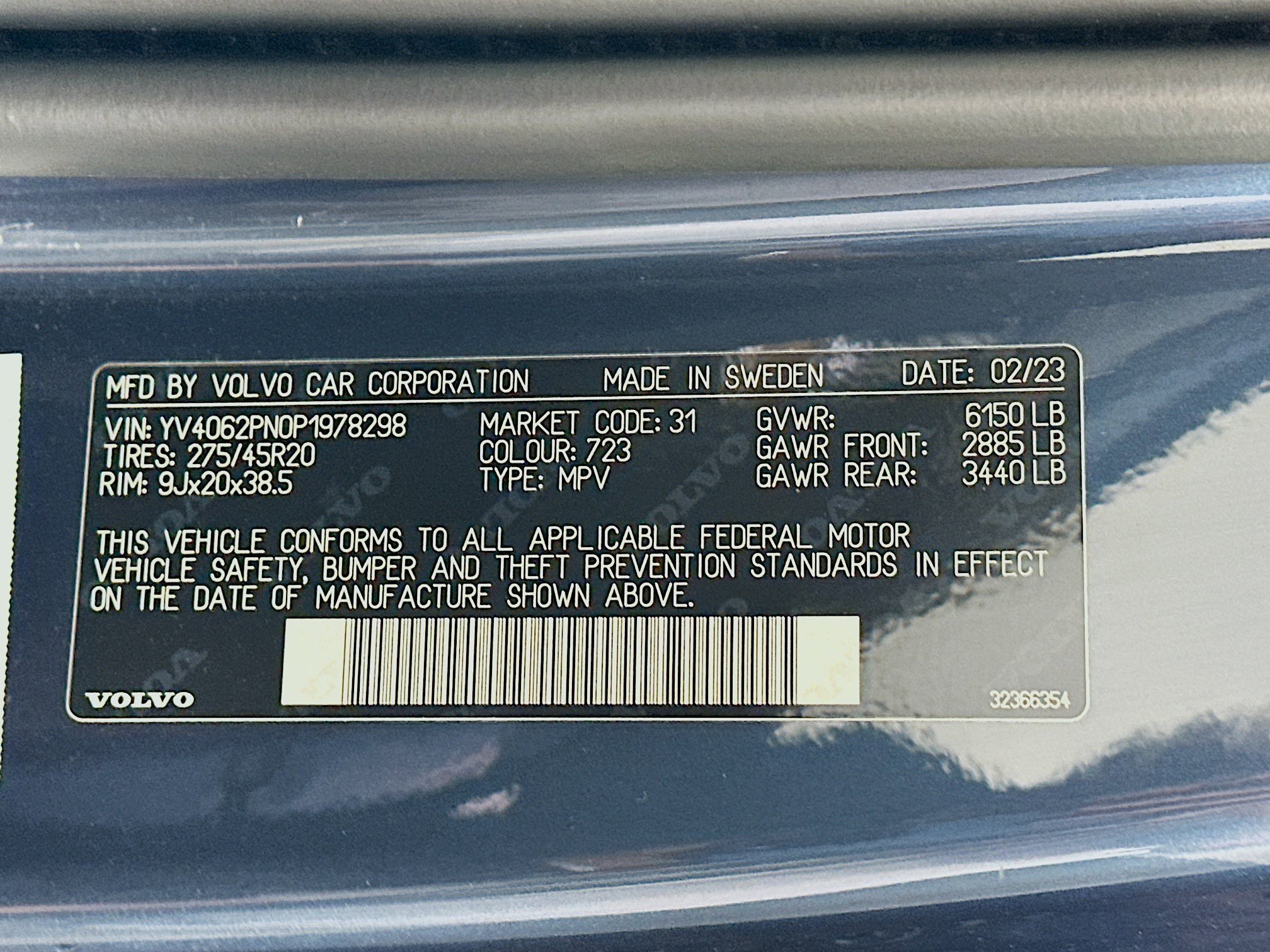 Used 2023 Volvo XC90 B6 Plus image 12