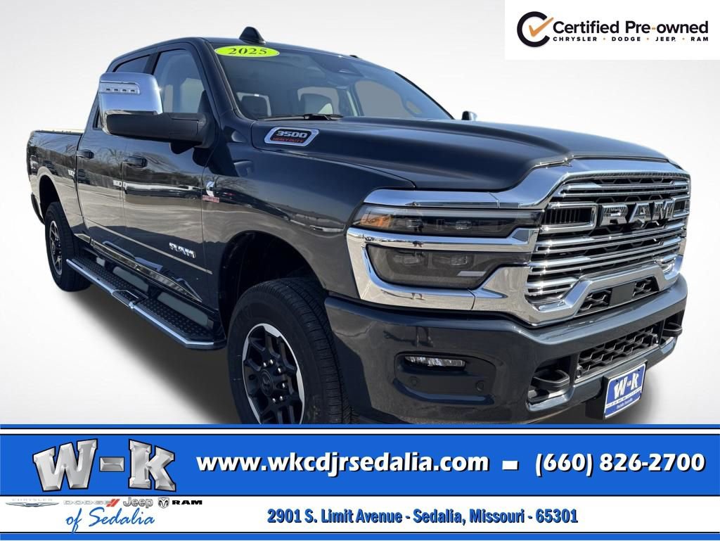 Certified 2025 RAM 3500 Laramie w/ Towing Technology Group AWD/4WD image 1