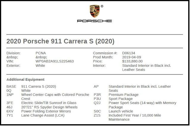 Used 2020 Porsche 911 Carrera S RWD image 7