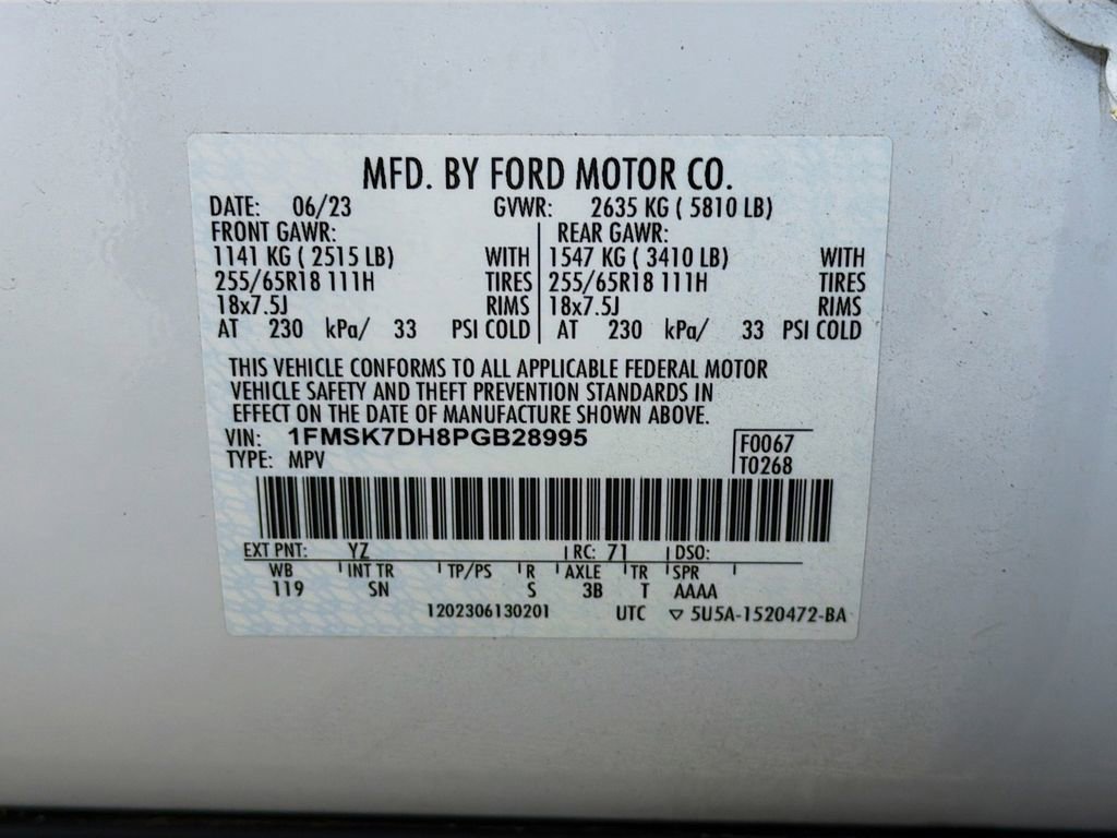 Used 2023 Ford Explorer XLT w/ Equipment Group 202A image 33