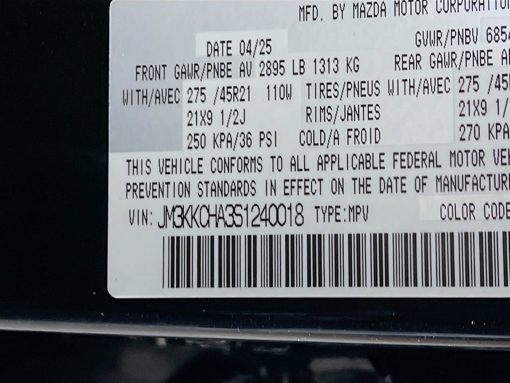 Used 2025 MAZDA CX-90 Plug-In Hybrid w/Premium Sport image 27