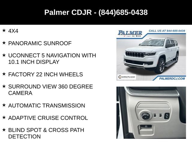 Certified 2023 Jeep Wagoneer Series III w/ Premium Group I image 6