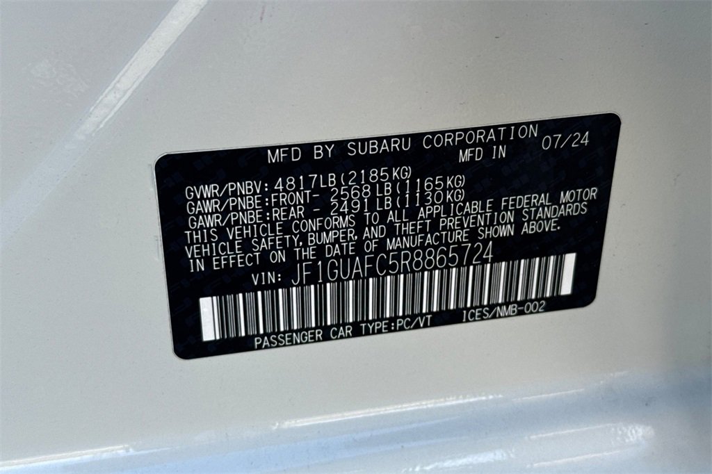 Certified 2024 Subaru Impreza 2.0i Sport image 29