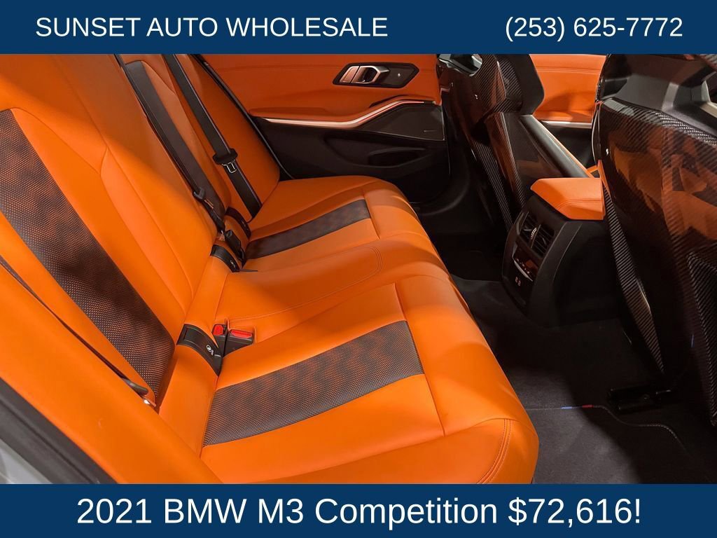 Used 2021 BMW M3 Competition RWD image 24