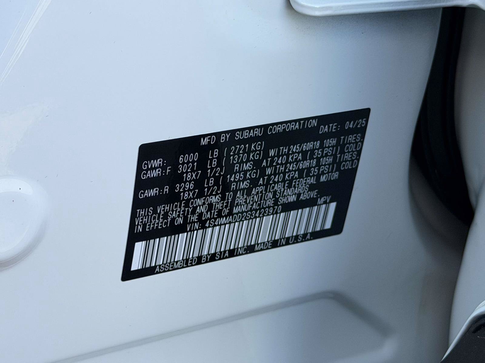 Used 2025 Subaru Ascent Premium AWD/4WD image 20