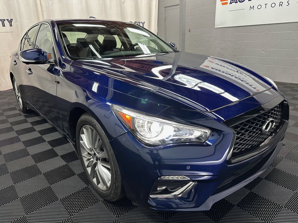 Used 2022 INFINITI Q50 Luxe w/ Cargo Package AWD/4WD image 3