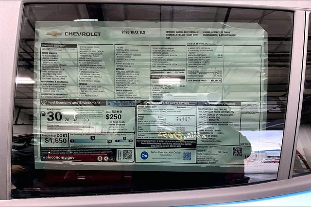 New 2026 Chevrolet Trax LS w/ LS Convenience Package FWD image 14