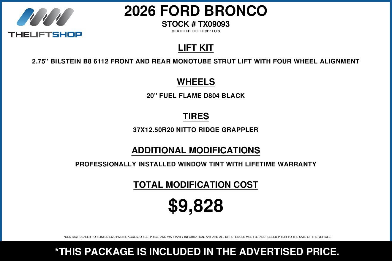 Used 2026 Ford Bronco Outer Banks AWD/4WD image 2