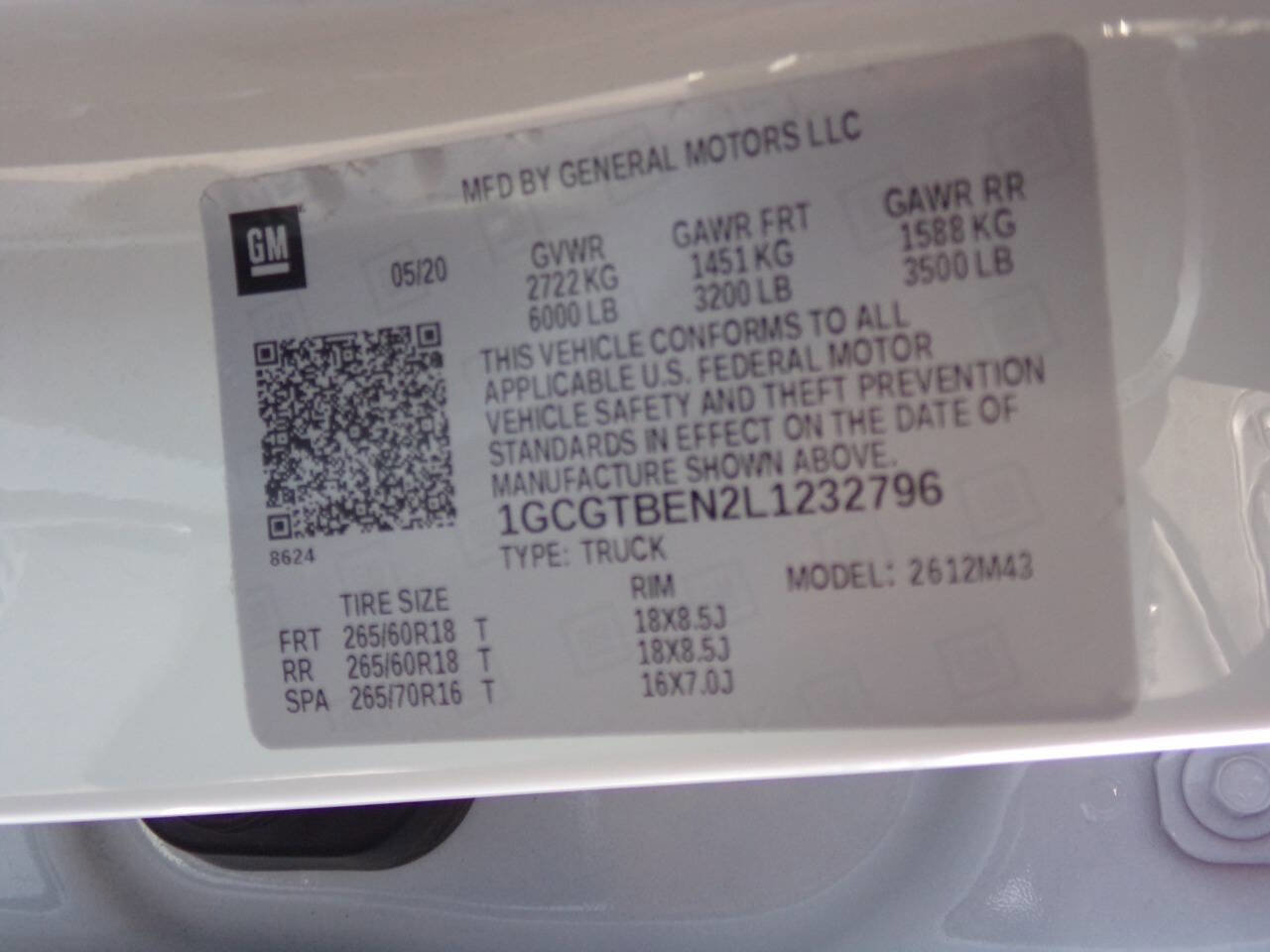 Used 2020 Chevrolet Colorado W/T w/ Custom Special Edition image 74