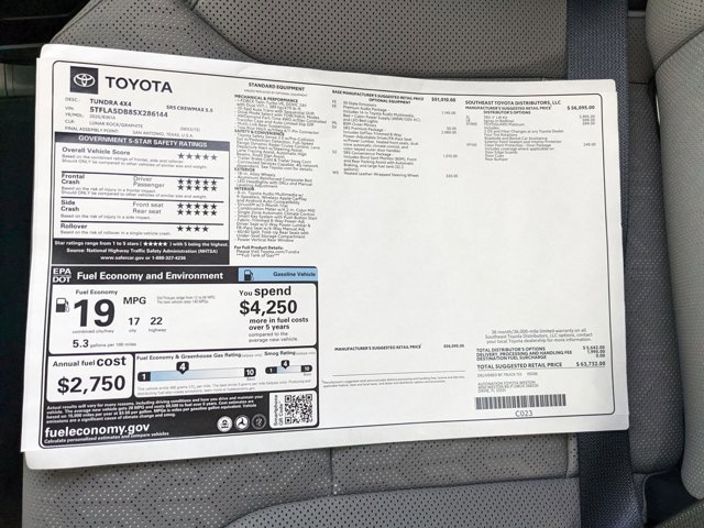 New 2025 Toyota Tundra SR5 AWD/4WD image 17