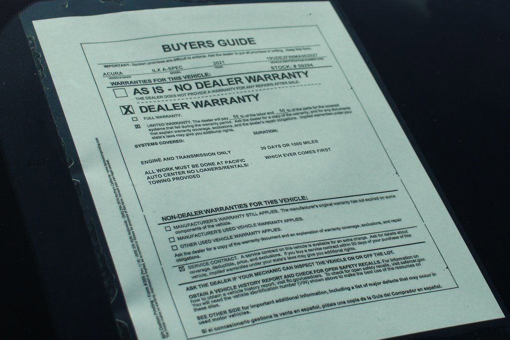 Used 2021 Acura ILX image 52