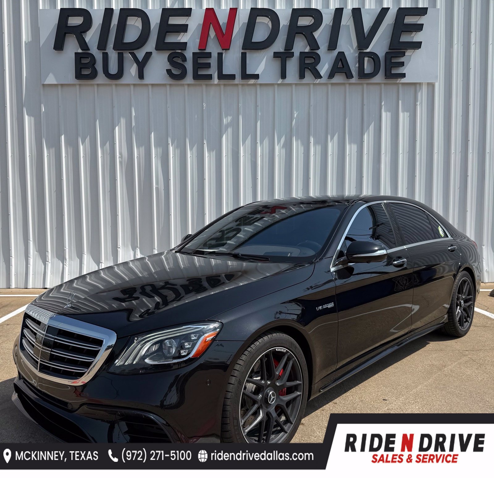 Used 2020 Mercedes-Benz S 63 AMG 4MATIC Sedan image 1