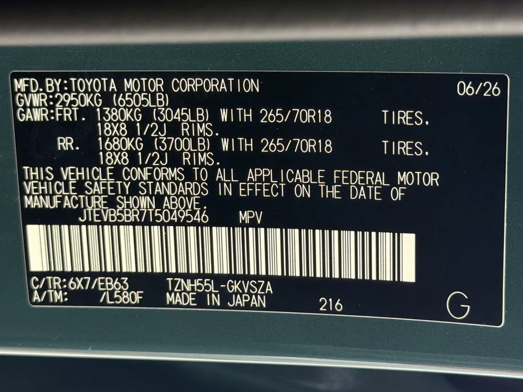 New 2026 Toyota 4Runner Trailhunter AWD/4WD image 37