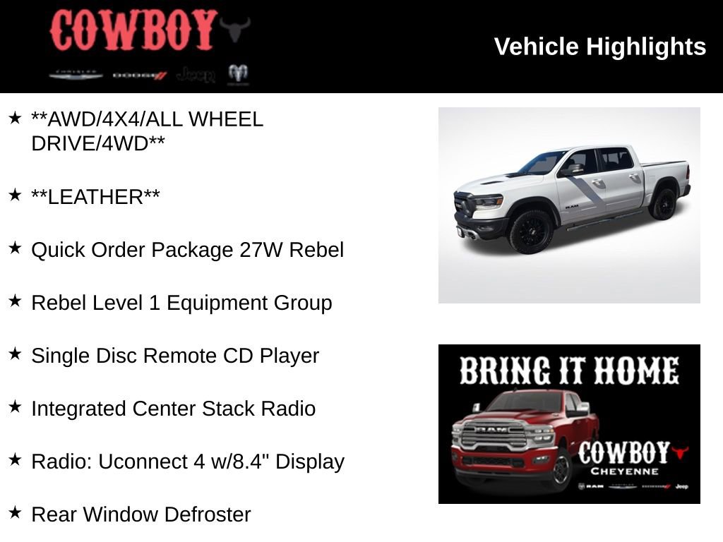 Used 2019 RAM 1500 Rebel w/ Rebel Level 1 Equipment Group image 2