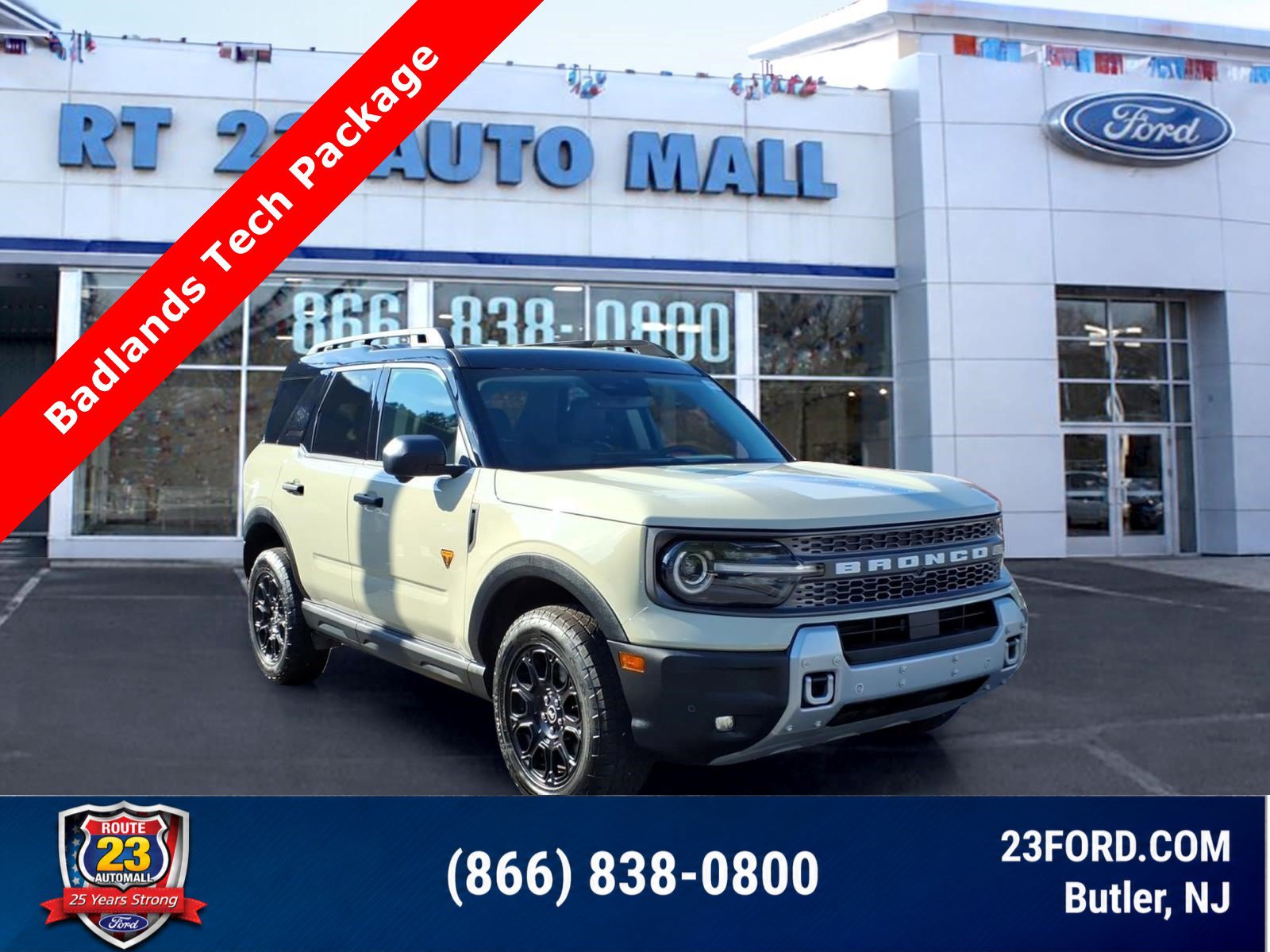 Certified 2025 Ford Bronco Sport Badlands w/ Badlands Tech Package AWD/4WD image 1