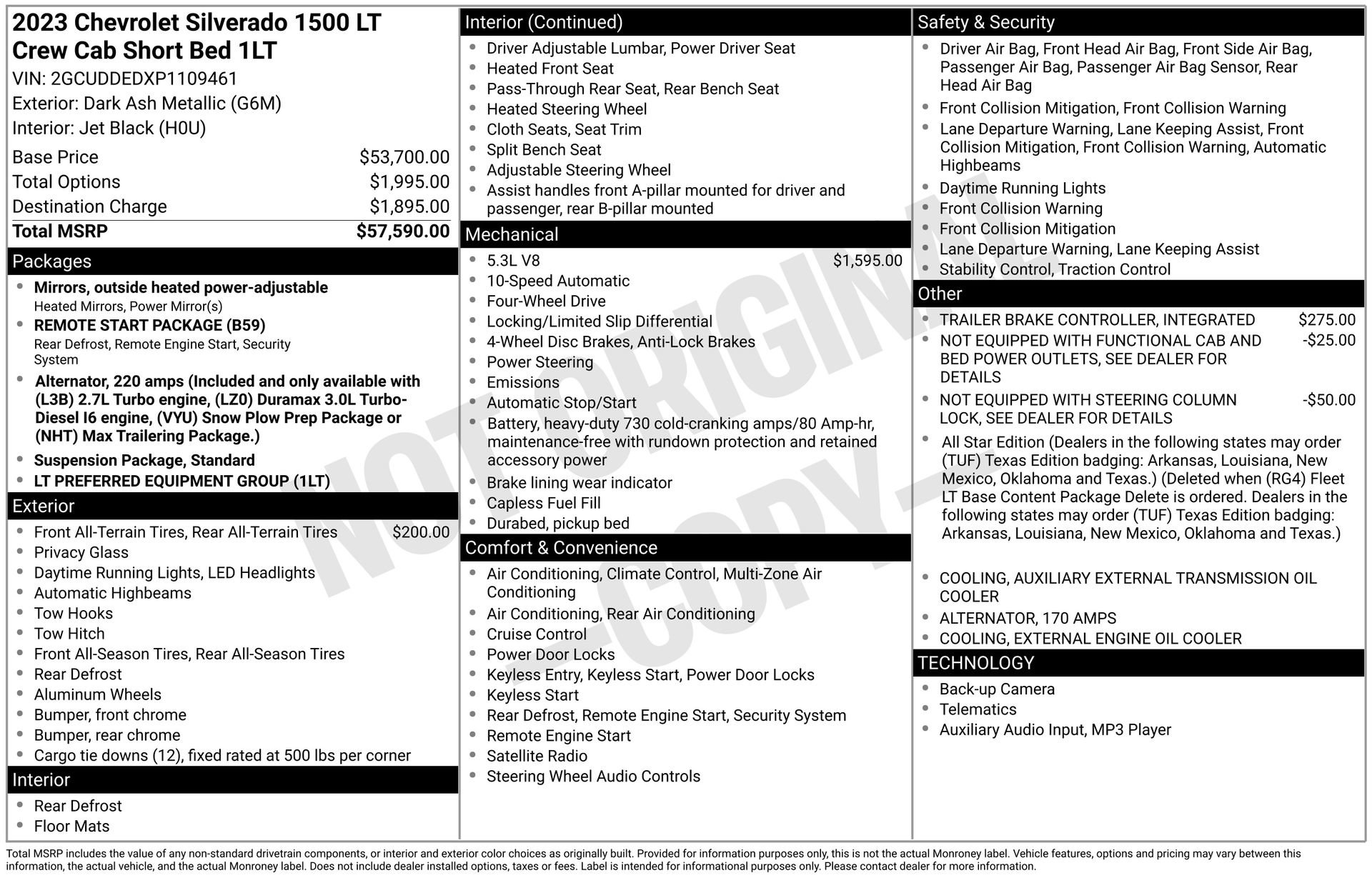 Used 2023 Chevrolet Silverado 1500 LT image 4