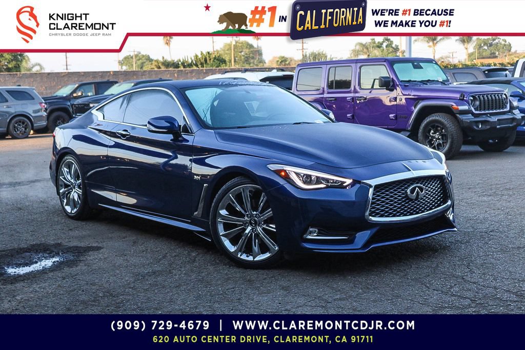 Used 2018 INFINITI Q60 3.0t Luxe w/ Sensory Package 3.0T Luxe