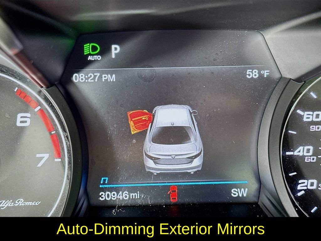 Used 2020 Alfa Romeo Giulia Ti w/ Active Blind Spot Package image 17