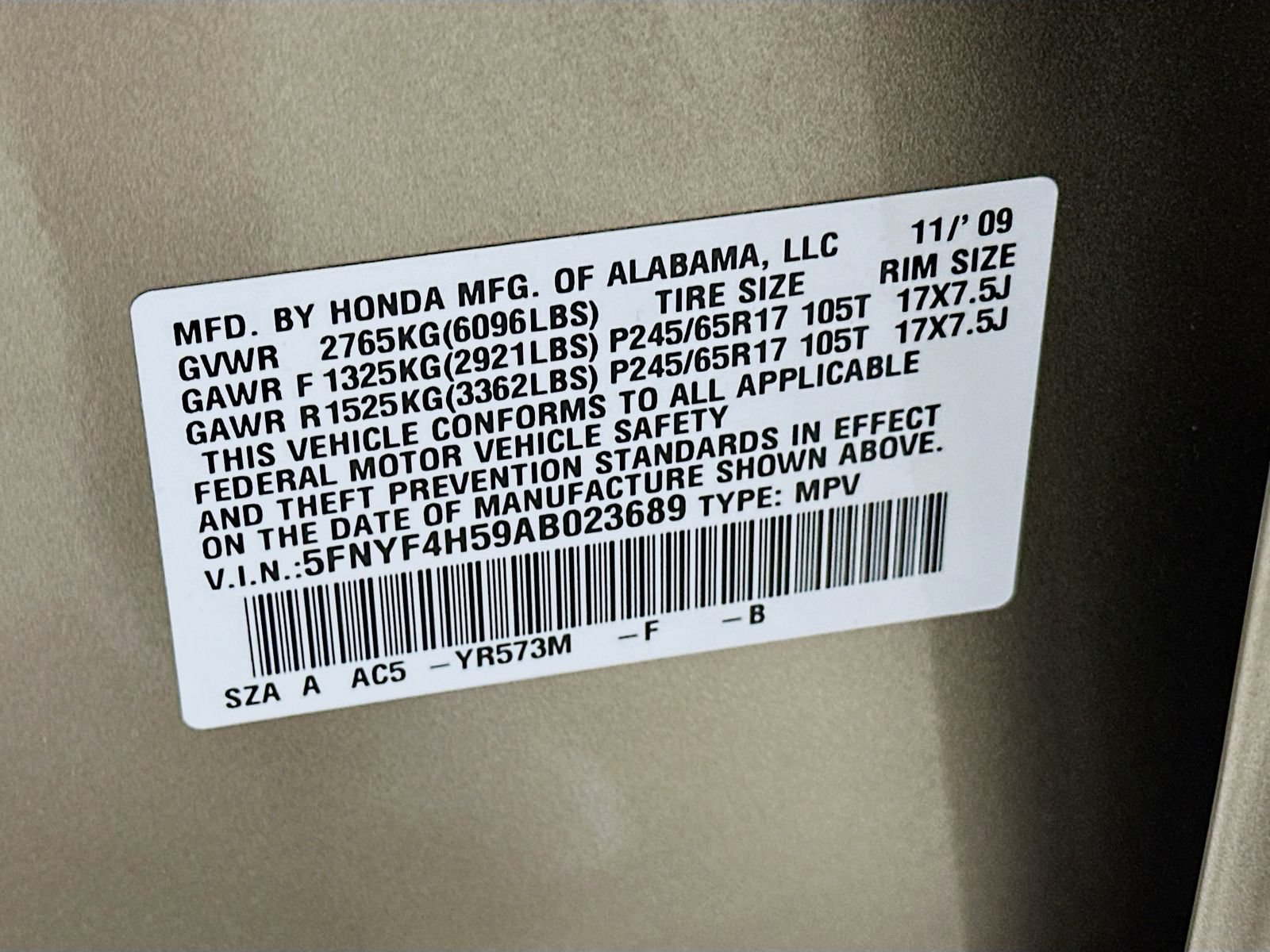 Used 2010 Honda Pilot EX-L image 46