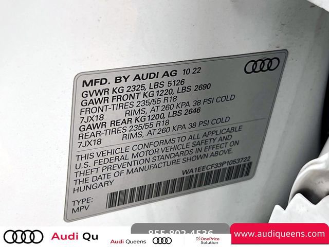 Used 2023 Audi Q3 2.0T Premium Plus w/ Premium Plus Package image 18