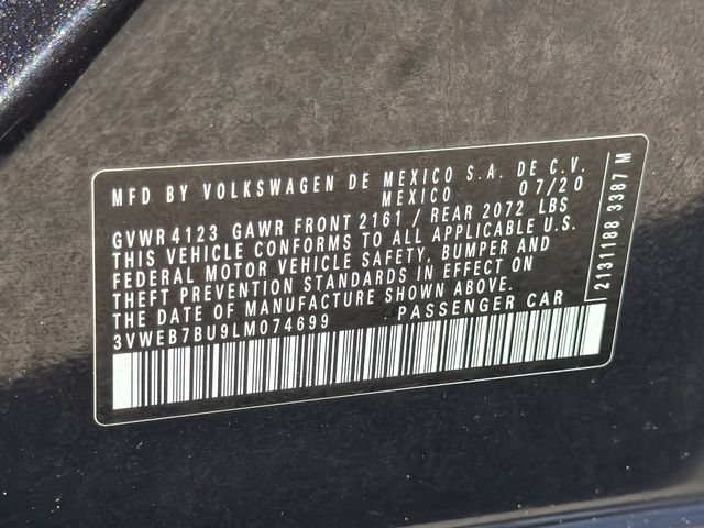 Certified 2020 Volkswagen Jetta SEL FWD image 29