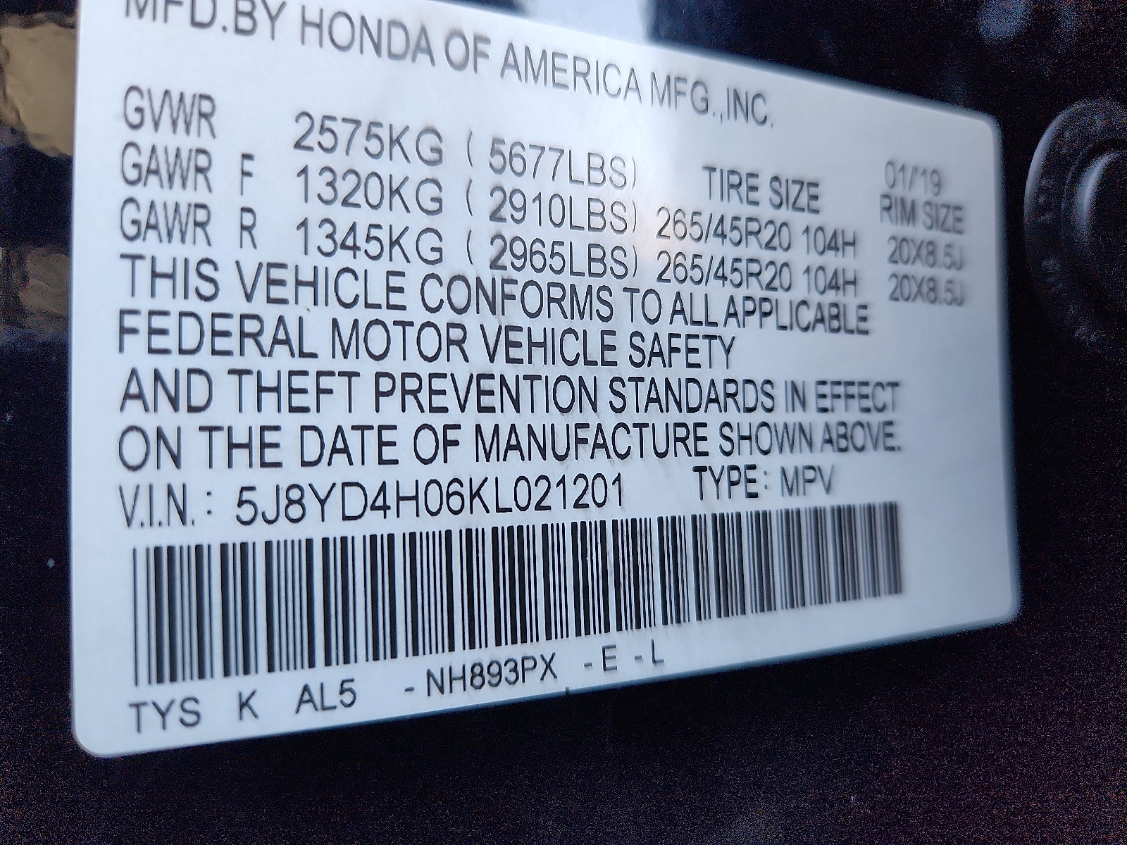 Used 2019 Acura MDX A-Spec image 31