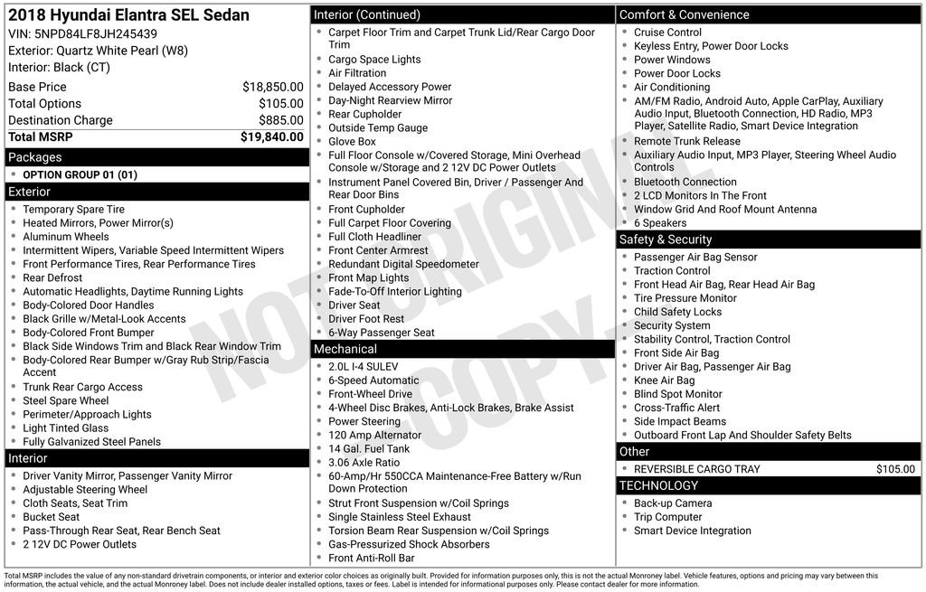 Used 2018 Hyundai Elantra SEL image 4