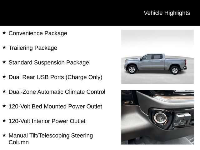 Certified 2025 Chevrolet Silverado 1500 LT w/ Convenience Package II AWD/4WD image 3
