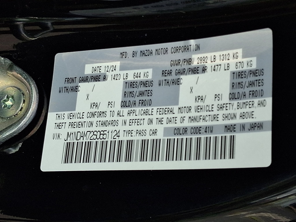 Used 2025 MAZDA MX-5 Miata RF Grand Touring RWD image 21