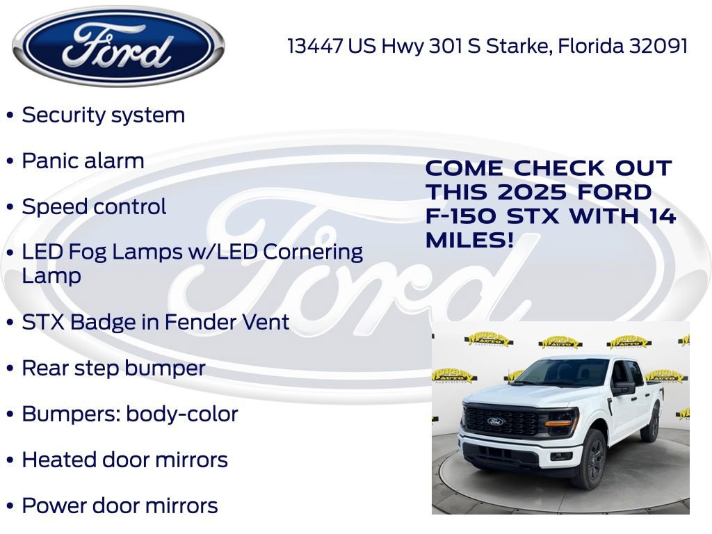 New 2025 Ford F150 STX w/ Equipment Group 200A image 30