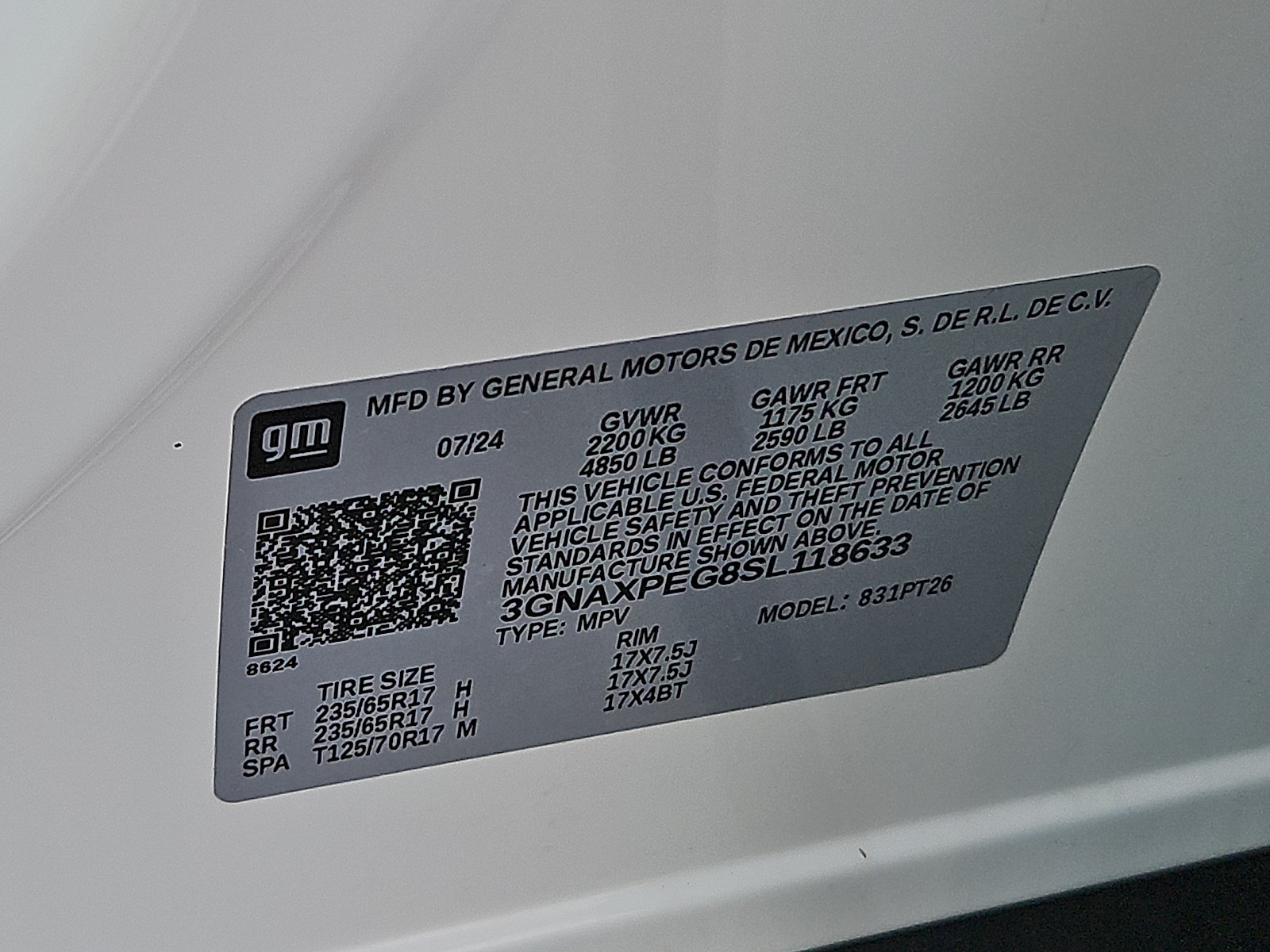 Certified 2025 Chevrolet Equinox LT w/ Convenience Package II AWD/4WD image 27