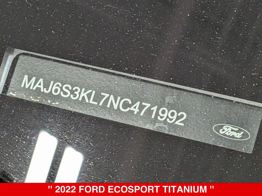 Used 2022 Ford EcoSport Titanium AWD/4WD image 36