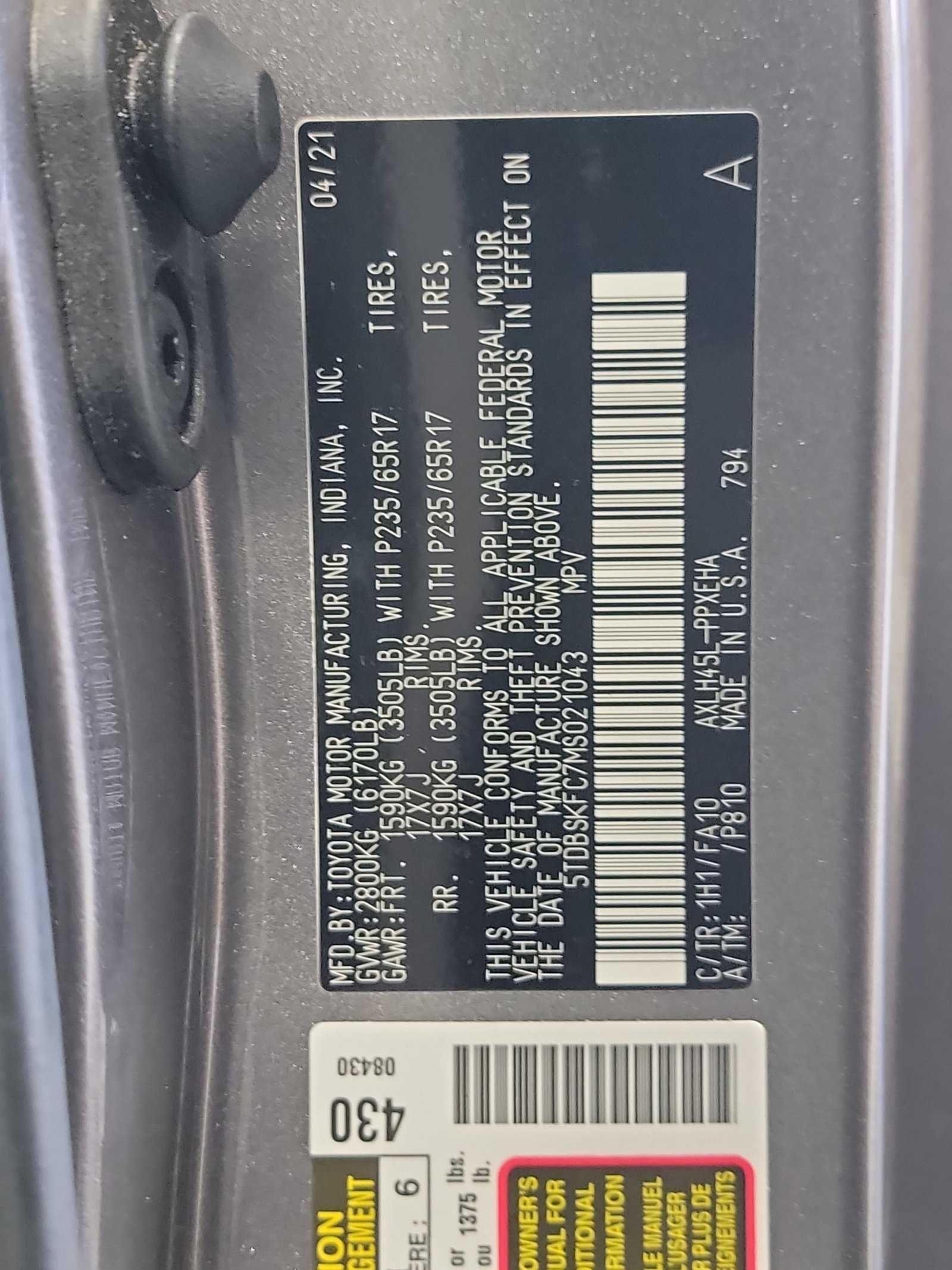 Used 2021 Toyota Sienna LE w/ LE Plus Package AWD/4WD image 29