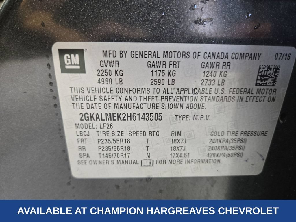Certified 2017 GMC Terrain SLE FWD image 43