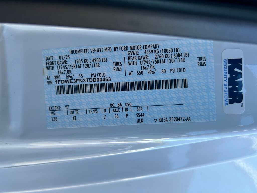 New 2026 Ford E-350 and Econoline 350 Super Duty w/ Power Equipment Group image 9