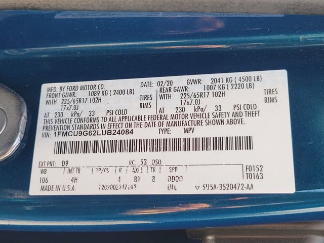 Used 2020 Ford Escape SE AWD/4WD image 15