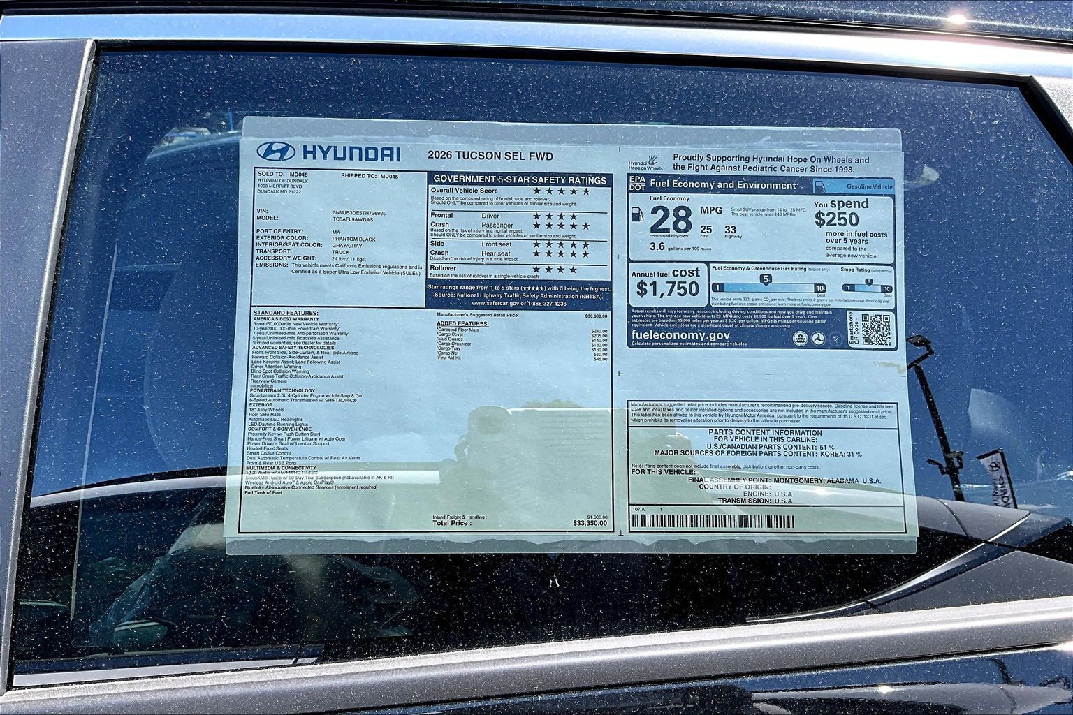 New 2026 Hyundai Tucson SEL Plus FWD image 17