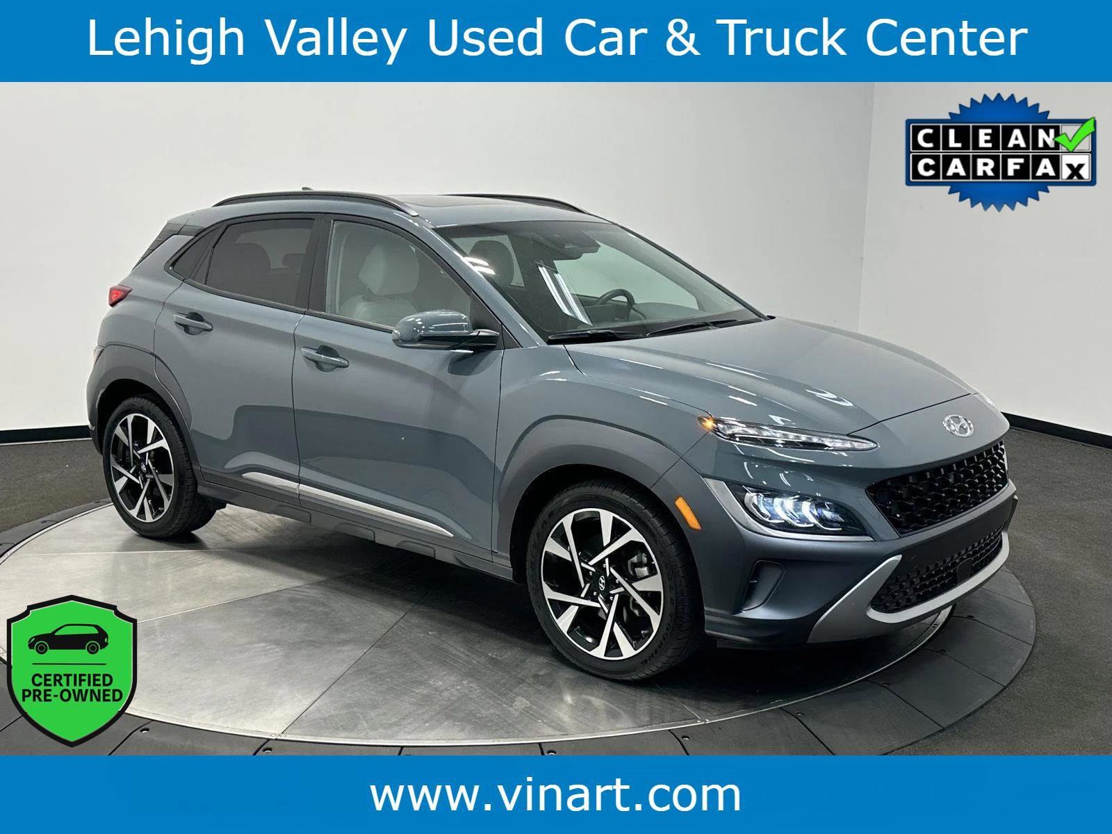Certified 2022 Hyundai Kona Limited w/ Cargo Package