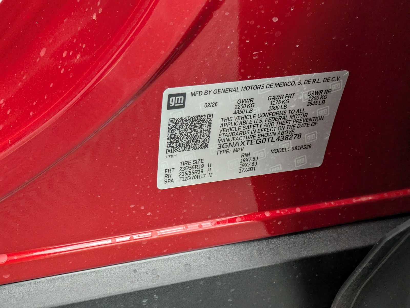 New 2026 Chevrolet Equinox RS image 34