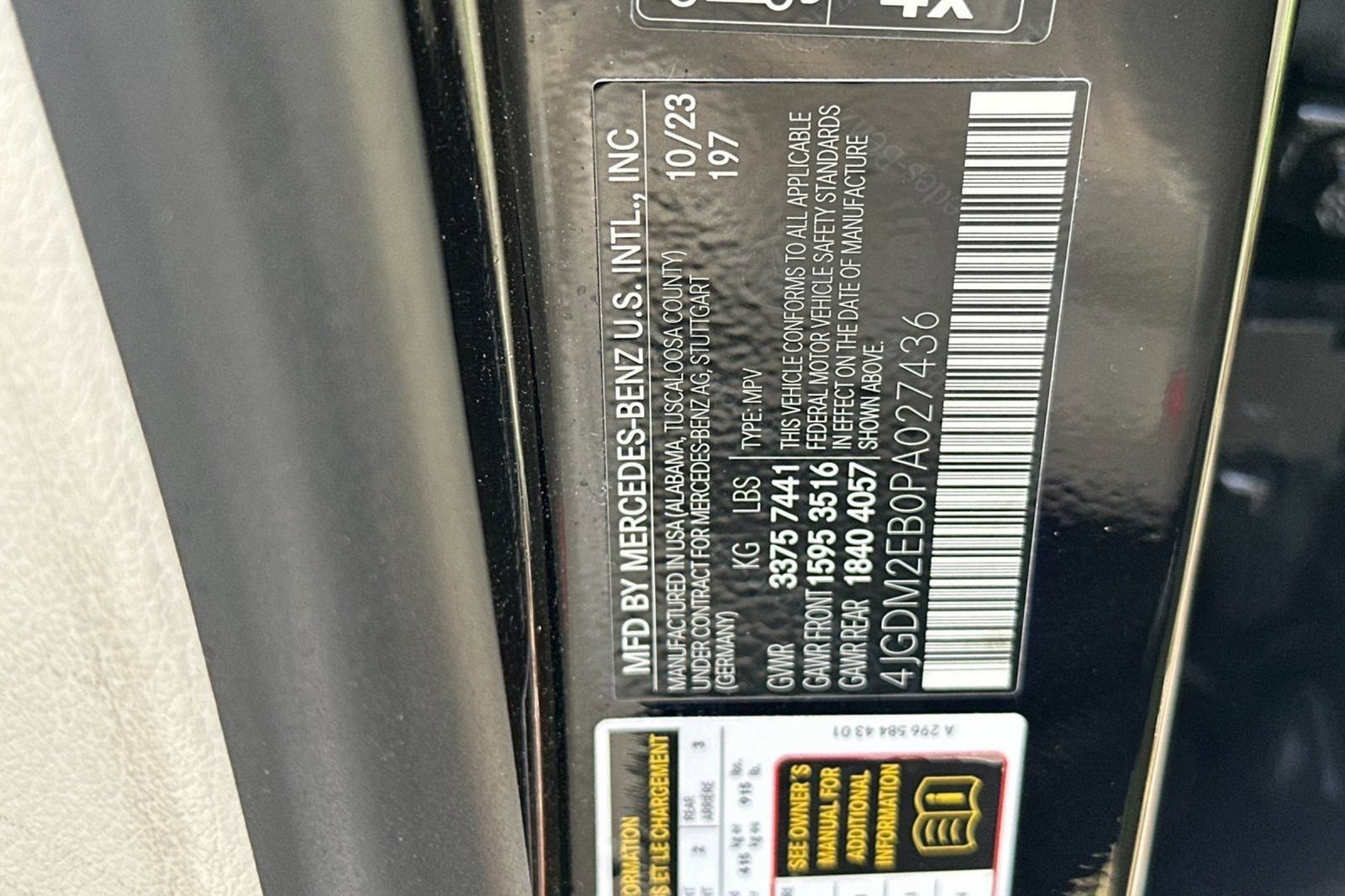 Used 2023 Mercedes-Benz EQS 450+ 4MATIC SUV image 43