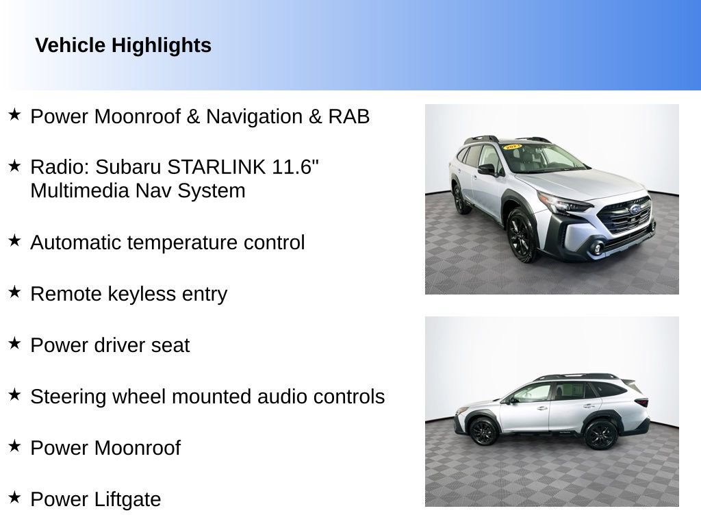 Used 2023 Subaru Outback Onyx Edition AWD/4WD video 2