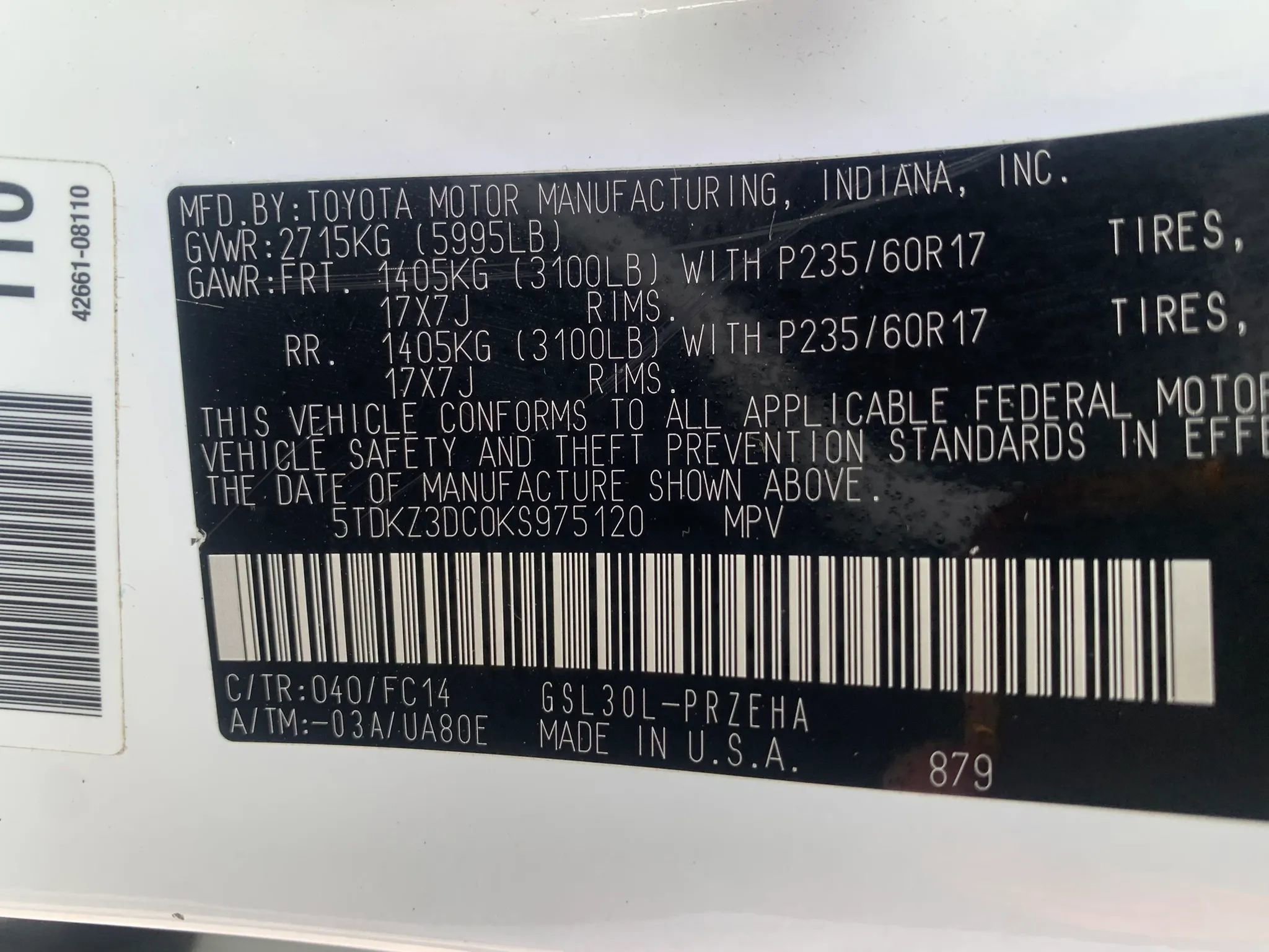 Used 2019 Toyota Sienna LE FWD image 34
