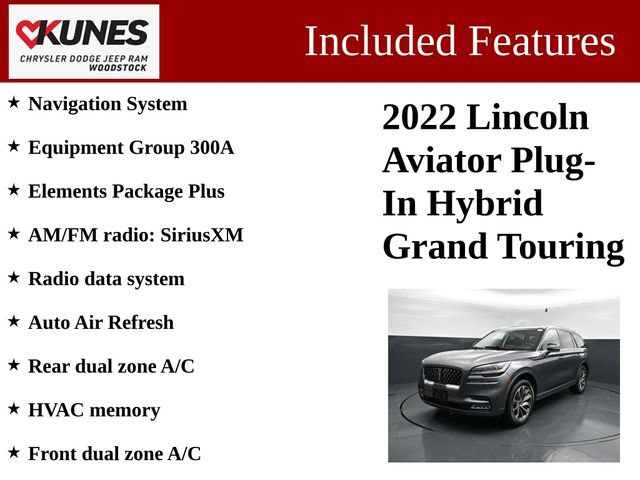 Used 2022 Lincoln Aviator Grand Touring w/ Elements Package Plus AWD/4WD image 3