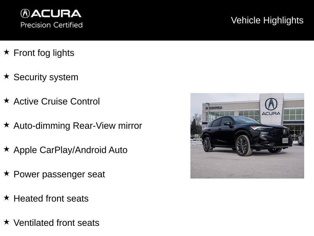 Certified 2025 Acura ADX A-Spec image 17