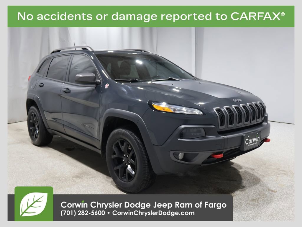 Used 2017 Jeep Cherokee Trailhawk w/ Cold Weather Group image 1