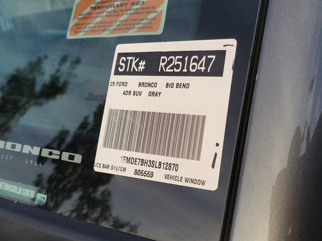 Used 2025 Ford Bronco Big Bend image 29