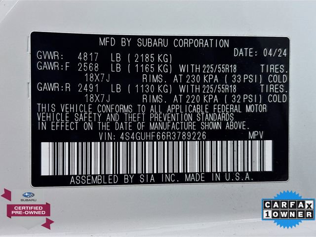 Certified 2024 Subaru Crosstrek 2.5i Sport image 31