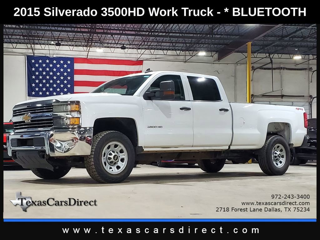 Used 2015 Chevrolet Silverado 3500 W/T w/ WT Convenience Package AWD/4WD image 1